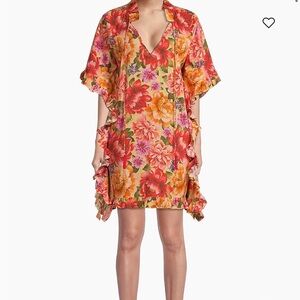 FARM RIO , LILA COVER UP DRESS